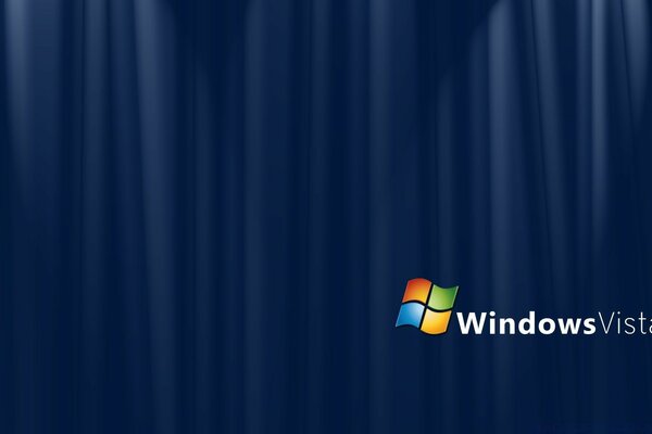 Windows Vista жүйесіне арналған қара көк жұмыс үстелі экран сақтағышы