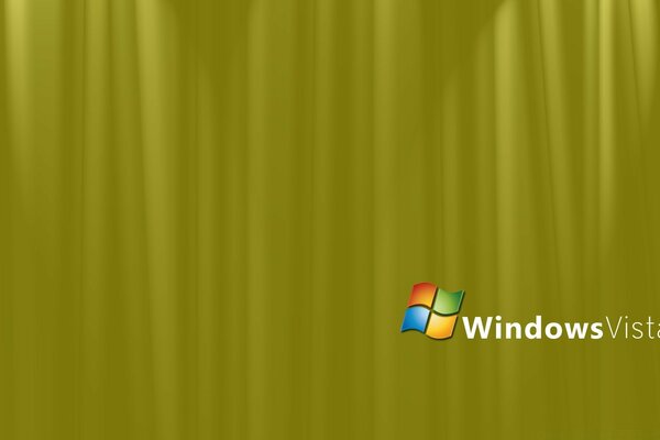 Windows Vista wallpaper in green tones