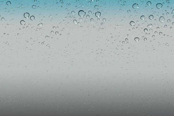 Ios 5 wallpaper - water drops