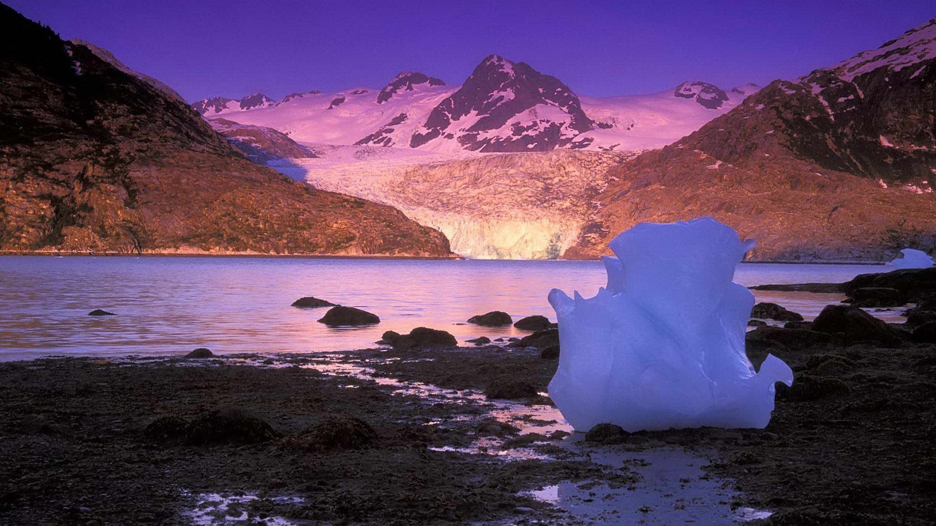 glace eau paysage voyage montagnes nature coucher de soleil rock scénique lac ciel à l extérieur aube soir réflexion mer crépuscule mer neige