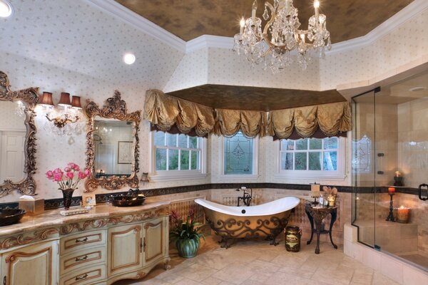 Interior design. Bathroom