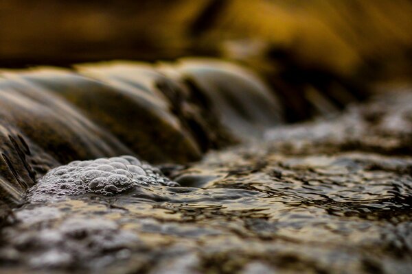 Beautiful beach with surf water to the shore