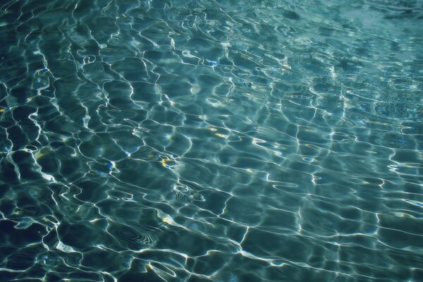 El reflejo de la piscina como novedad