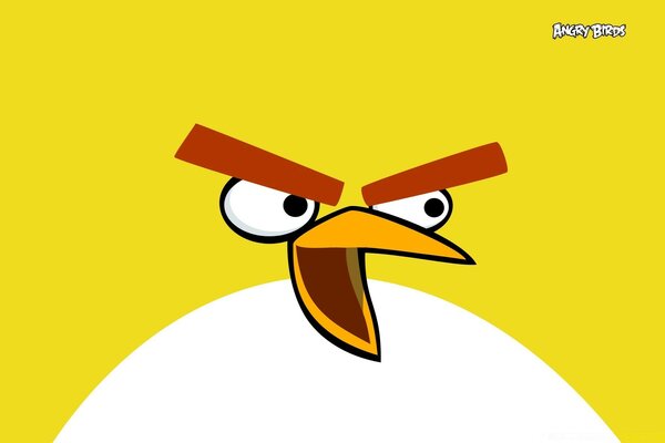 Illustration of the angry birds game symbol