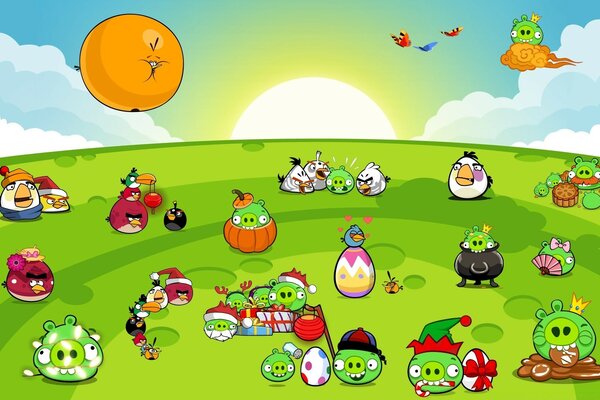 Angry birds иллюстрациясы