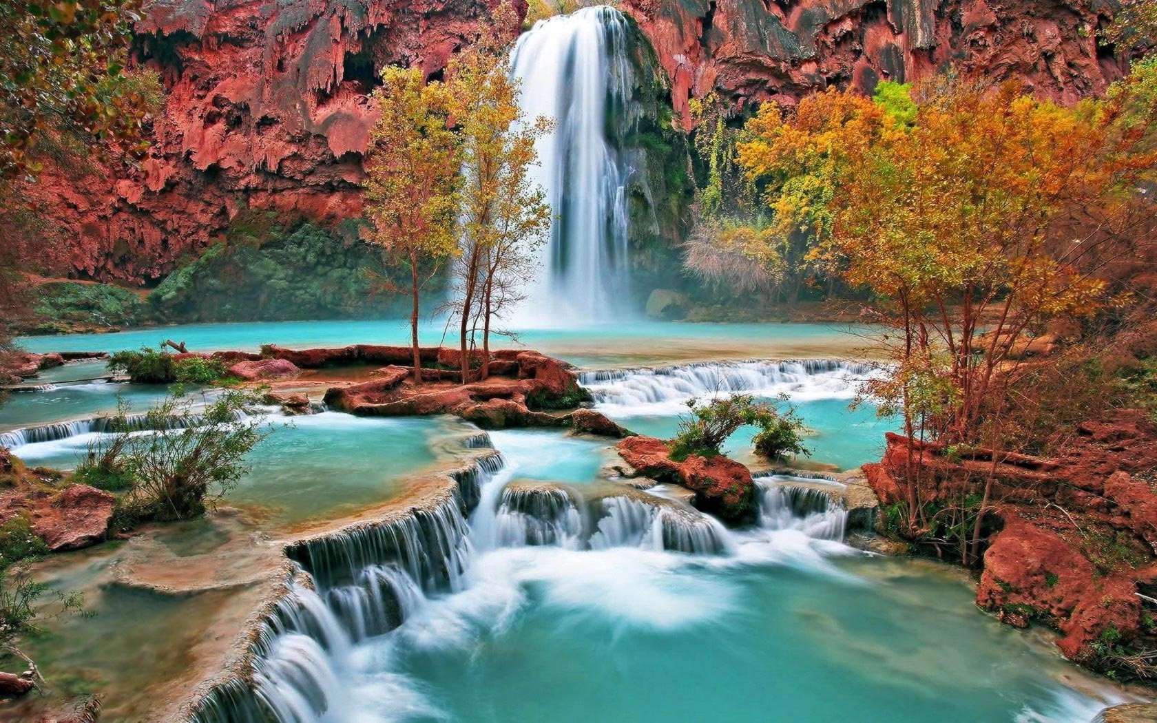 waterfalls water travel nature fall waterfall outdoors tree landscape river scenic stream wood tropical rock leaf