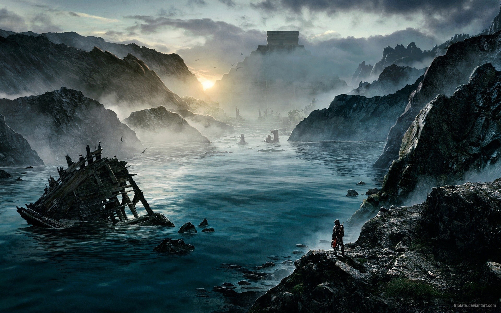 assassin s creed wasser ozean landschaft sonnenuntergang meer strand sturm reisen himmel natur morgendämmerung meer rock brandung landschaft