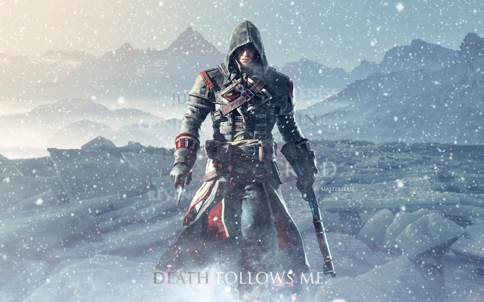 assassin s creed neige hiver aventure loisirs glace action froid sport skieuse montagne un exploration