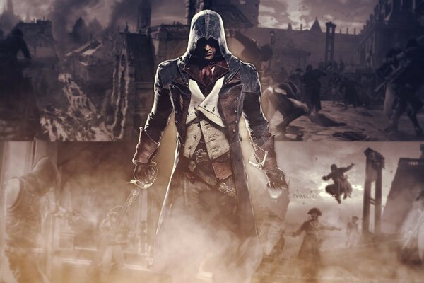 Cartel retro de assassins creed