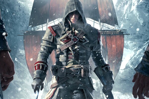 The lone warrior from the video game assassins creed