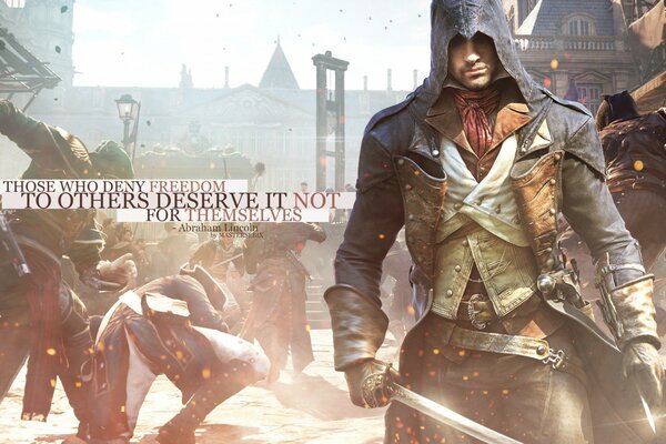 Poster for the game assassin s creed