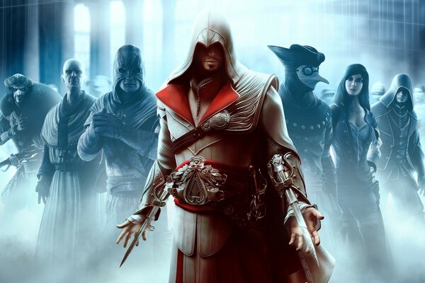 Les personnages du jeu assassin Creed