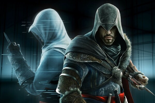 Ойын, экран, Assassin s creed, екі жауынгер