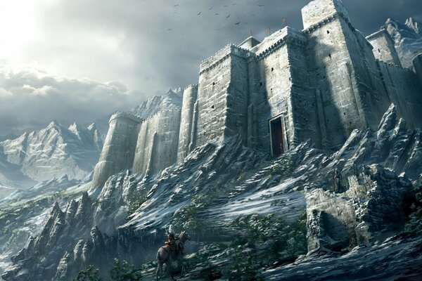 Castillo en las montañas Assasins Creed