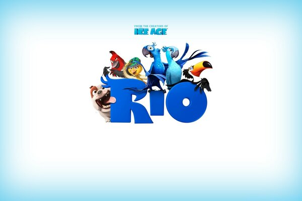 Rio Ice Age, birds and dog