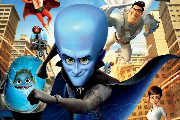 Megamind Cartoon Et tous les personnages