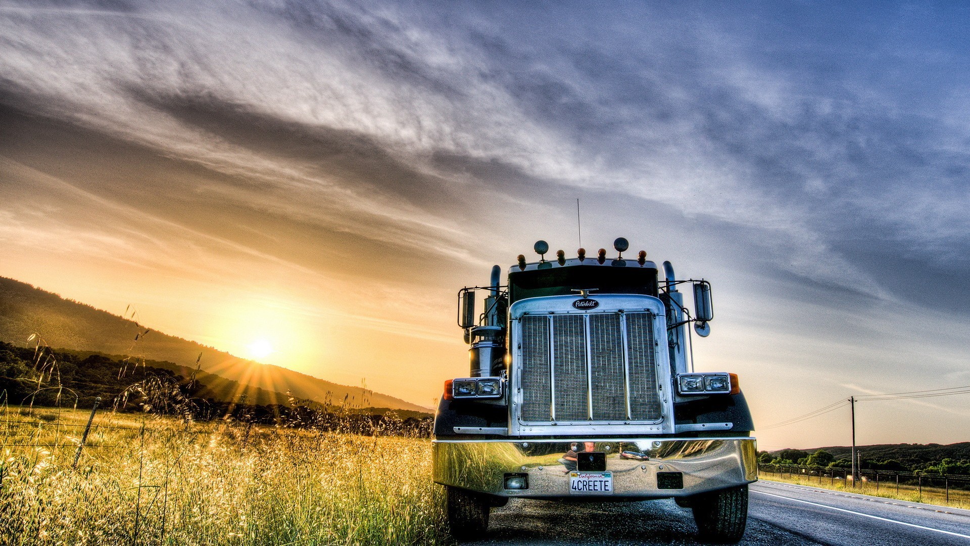 camion cielo paesaggio auto sistema di trasporto all aperto tramonto viaggi