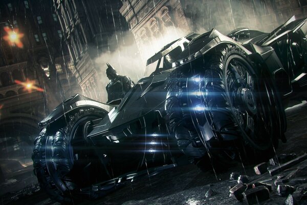 Images du film, la voiture de Batman