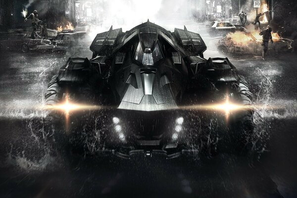 Imagen del coche del juego batman