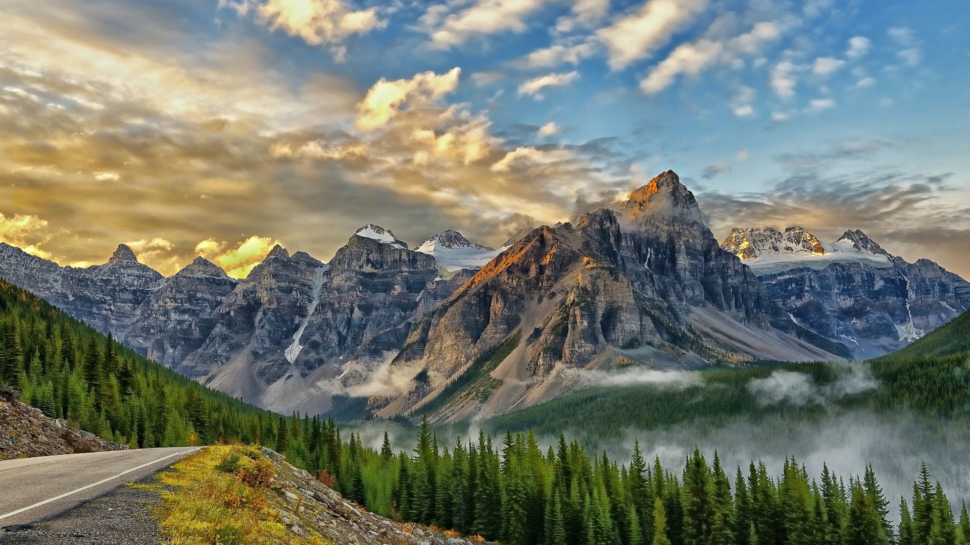 montagnes montagnes neige voyage en plein air ciel paysage nature scénique bois