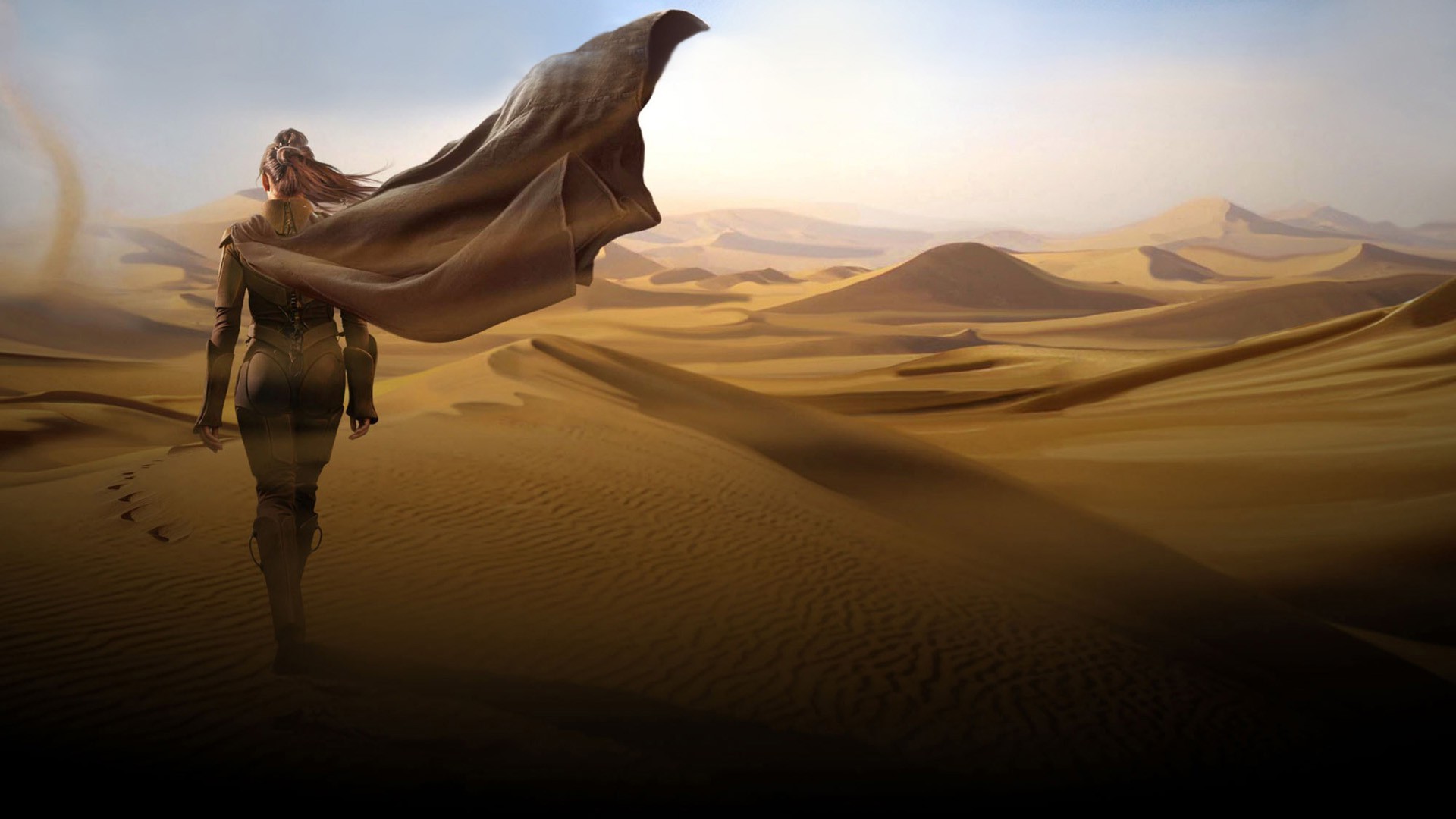 guerriera deserto sabbia tramonto paesaggio sterile spiaggia alba viaggi dune arid acqua ombra cielo sole avventura luce del giorno oceano