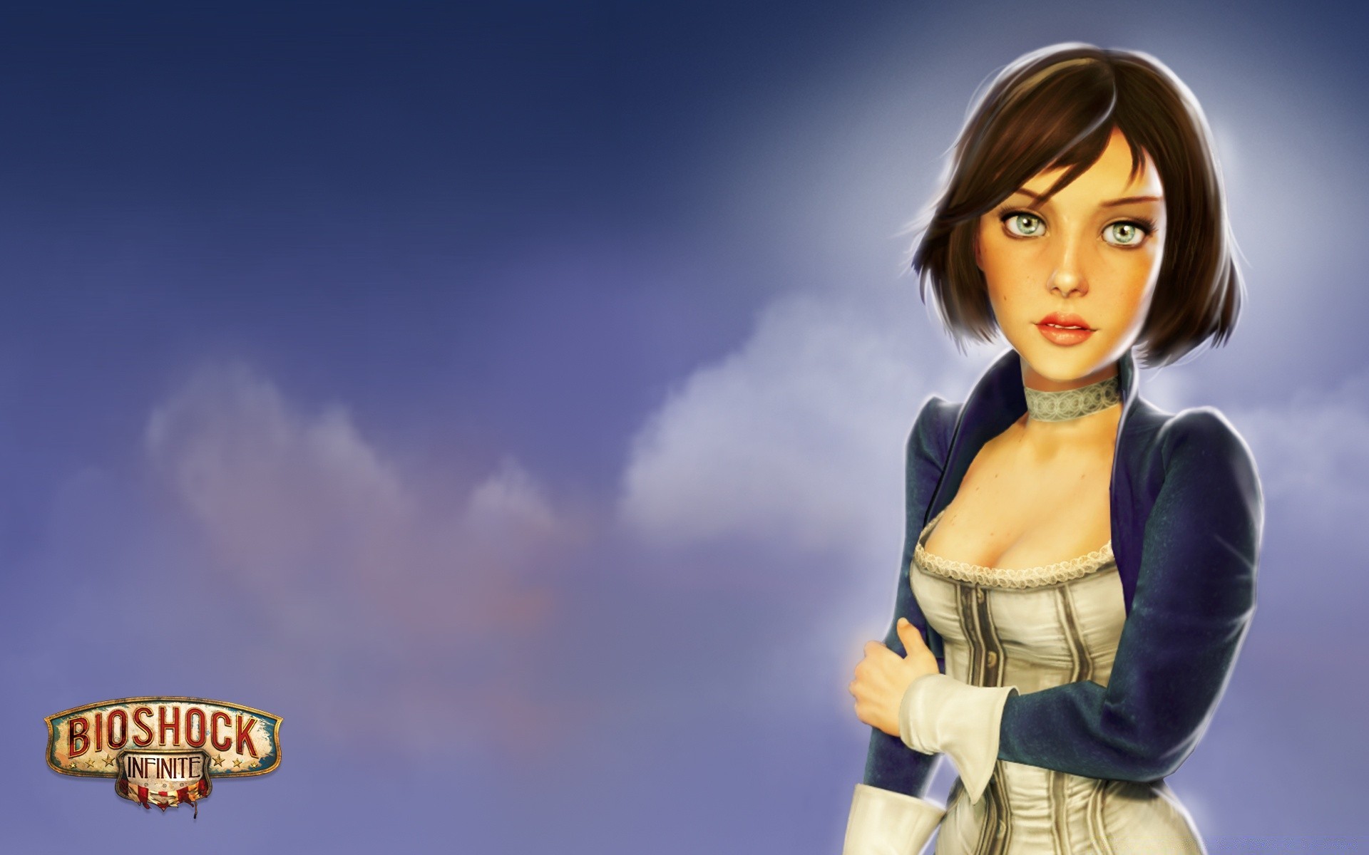 bioshock woman adult portrait one wear