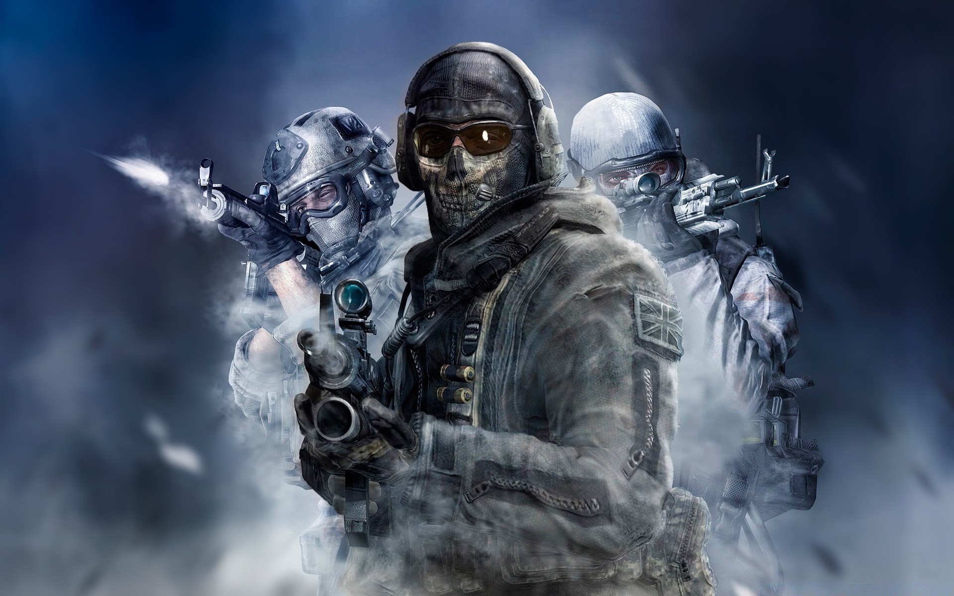 call of duty guerre neige hiver militaire arme fumée homme froid