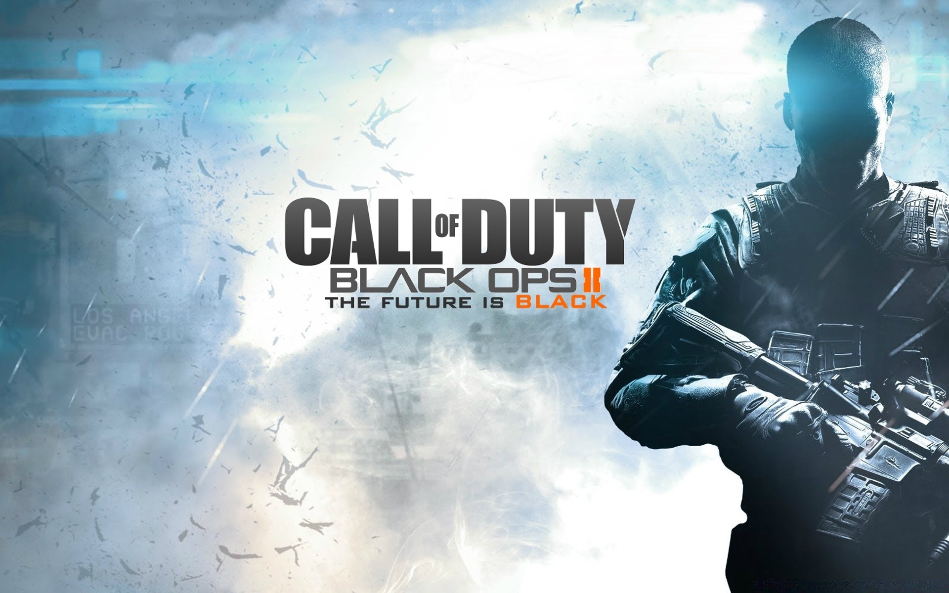 call of duty al aire libre hombre humo horizontal