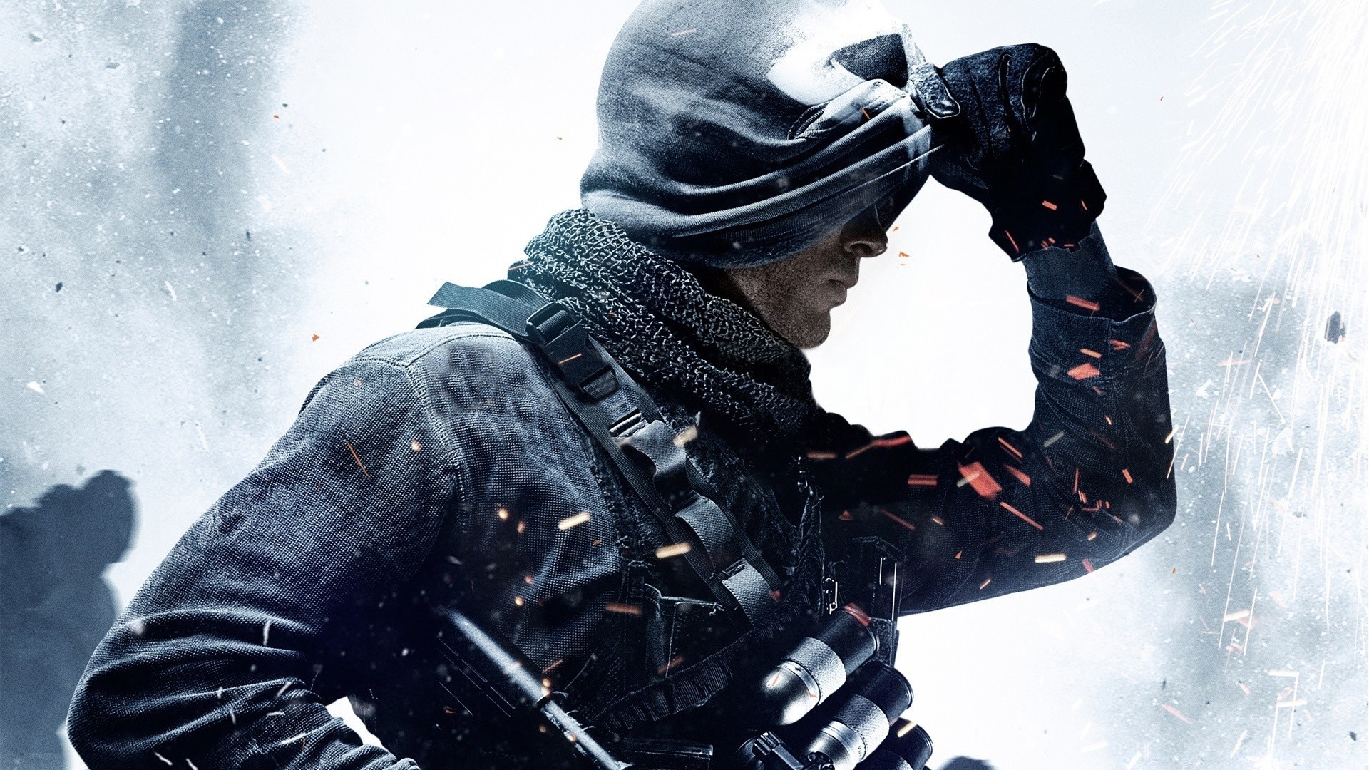 call of duty neve inverno sozinho frio adulto vestir homem competição gelo mulher