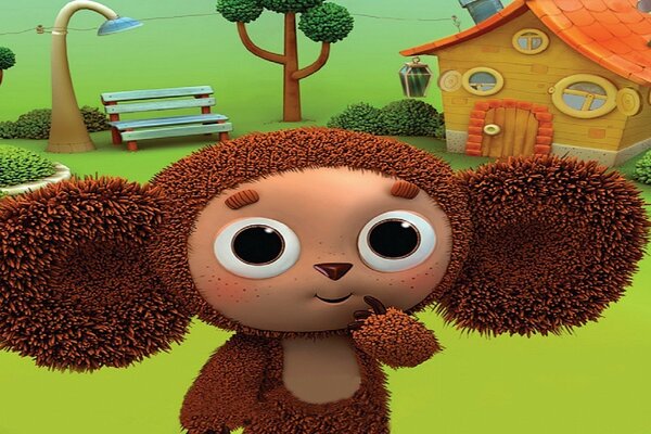 Cheburashka 3D from the new cartoon