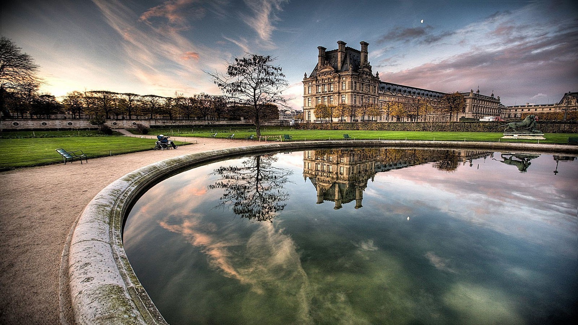 antike architektur architektur reisen wasser haus fluss himmel stadt im freien reflexion park schloss brücke baum