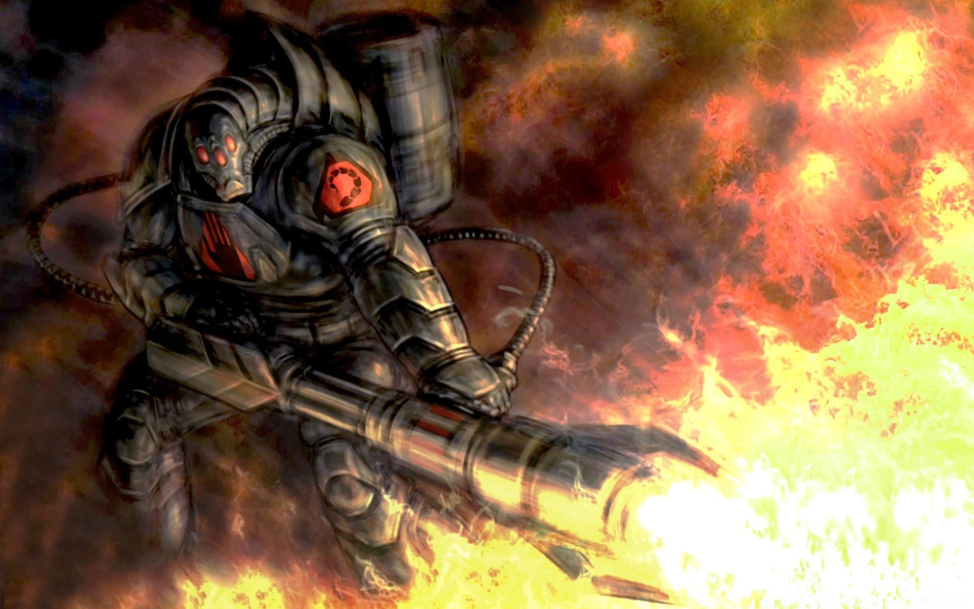 command and conquer flamme fantaisie fumée art illustration fiction résumé