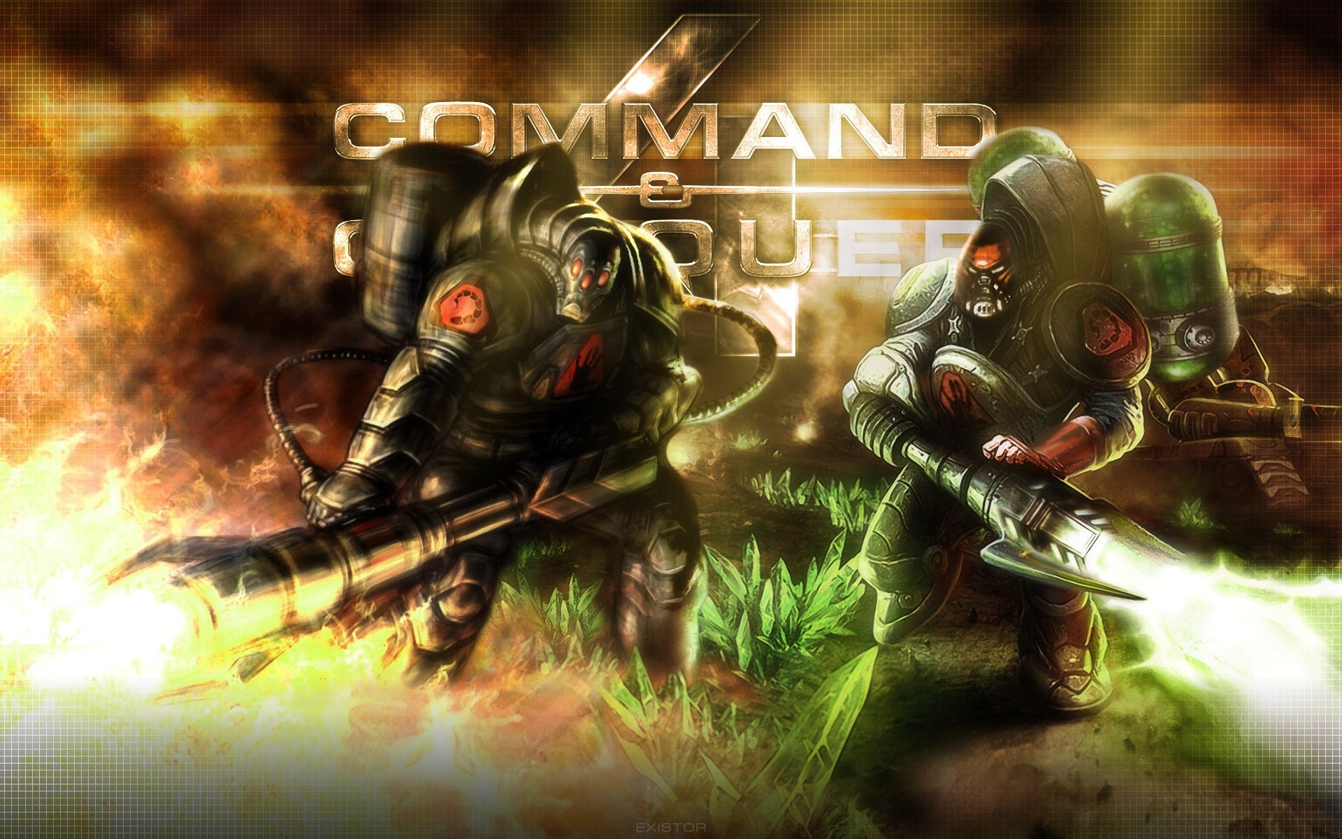 command and conquer flamme rauch gefahr krieg waffen fantasie