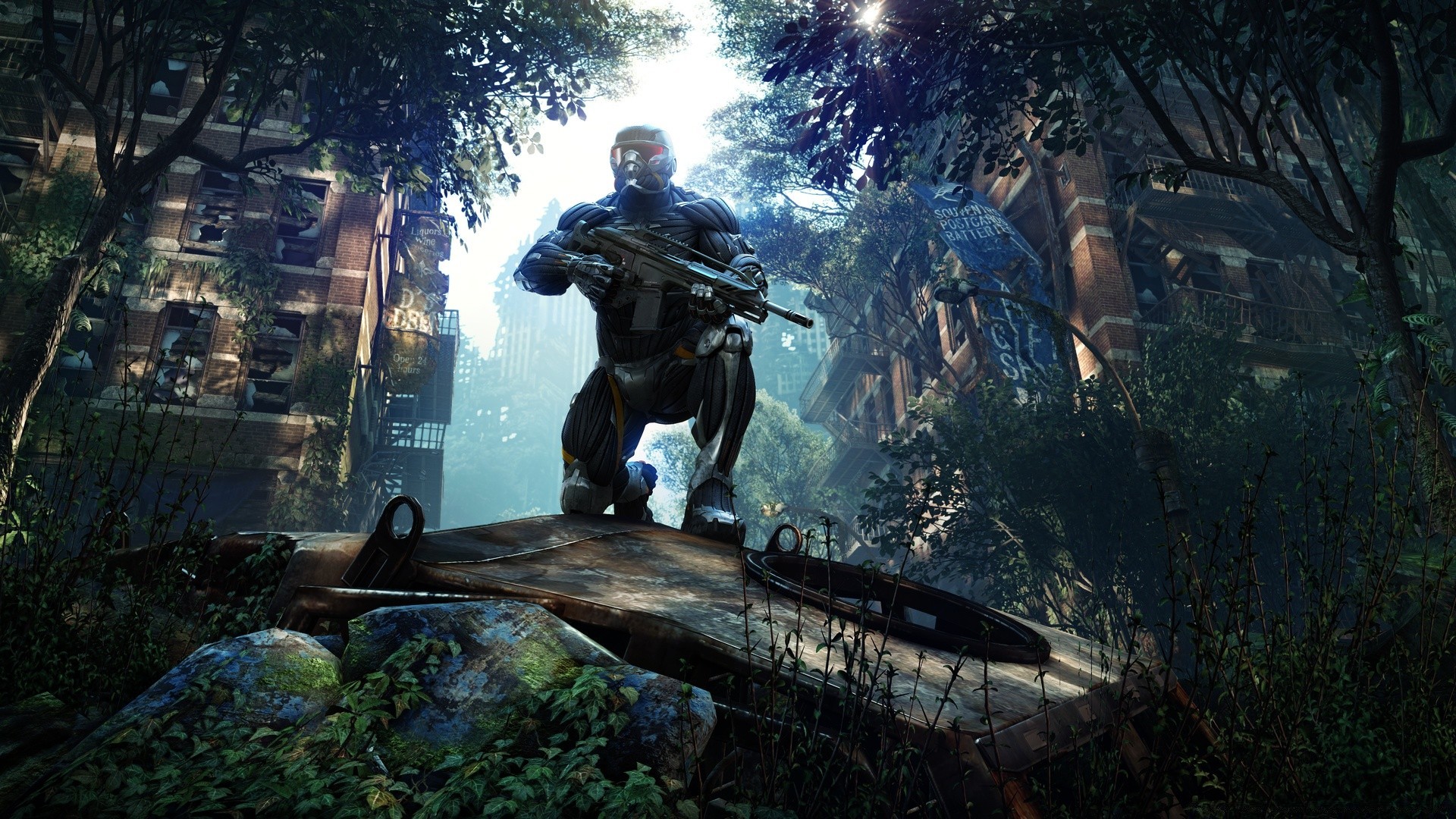 crysis ересек жалғыз қару-жарақ адам демалыс су түтін пейзаж саяхат соғыс