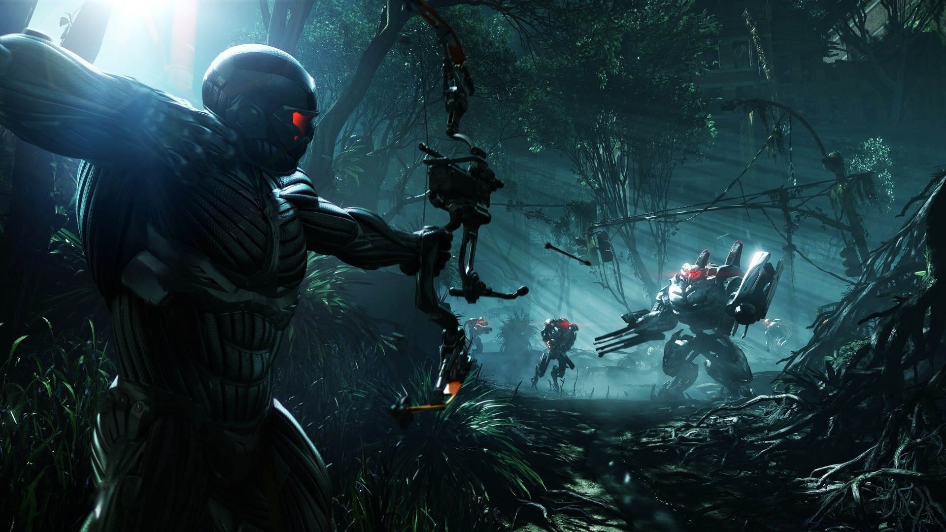 crysis subaquático música peixes exploração homem desastre