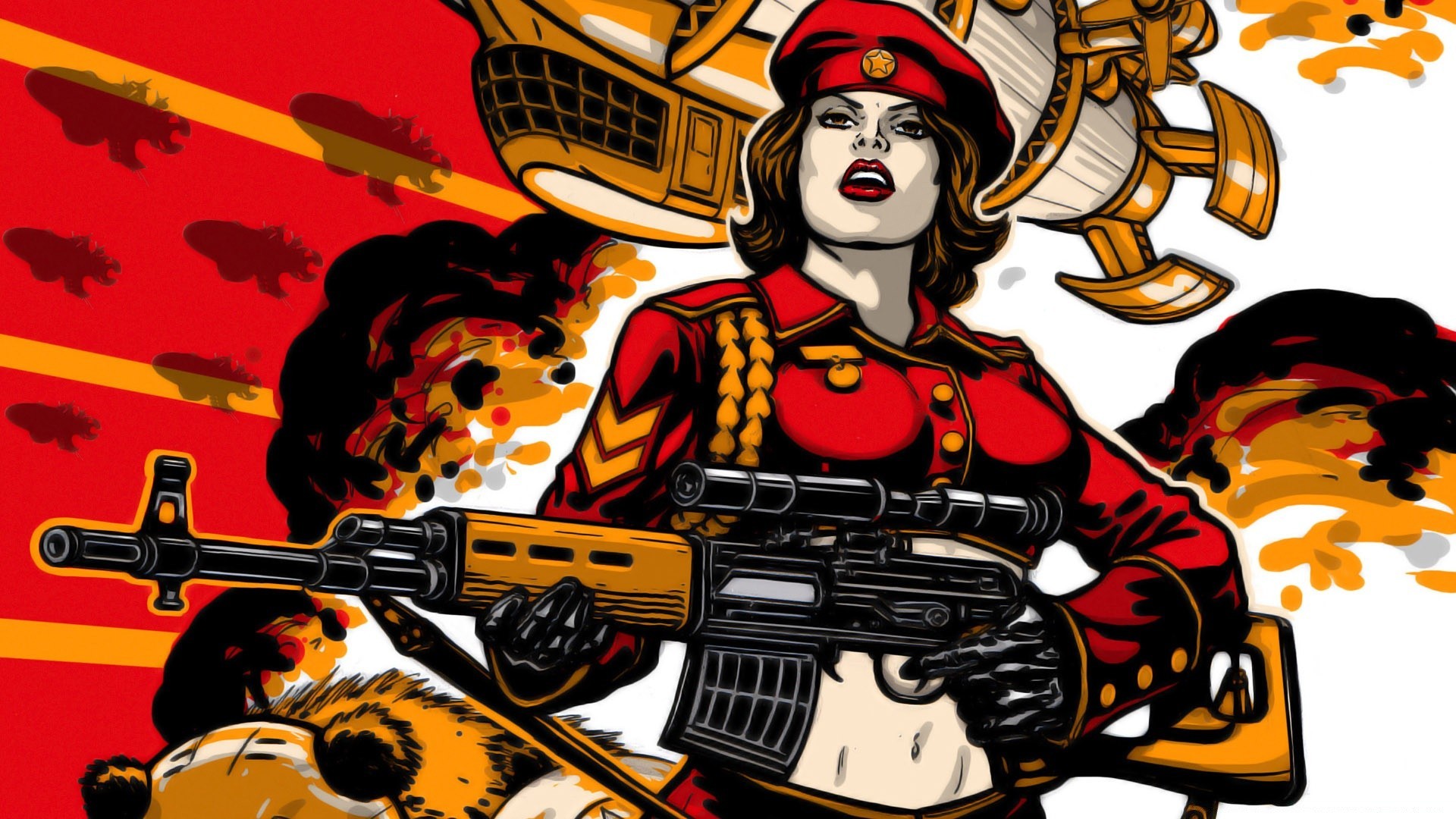 command and conquer illustration vector art