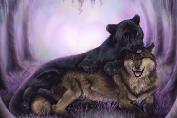 Magische Tiere Wolf Panther