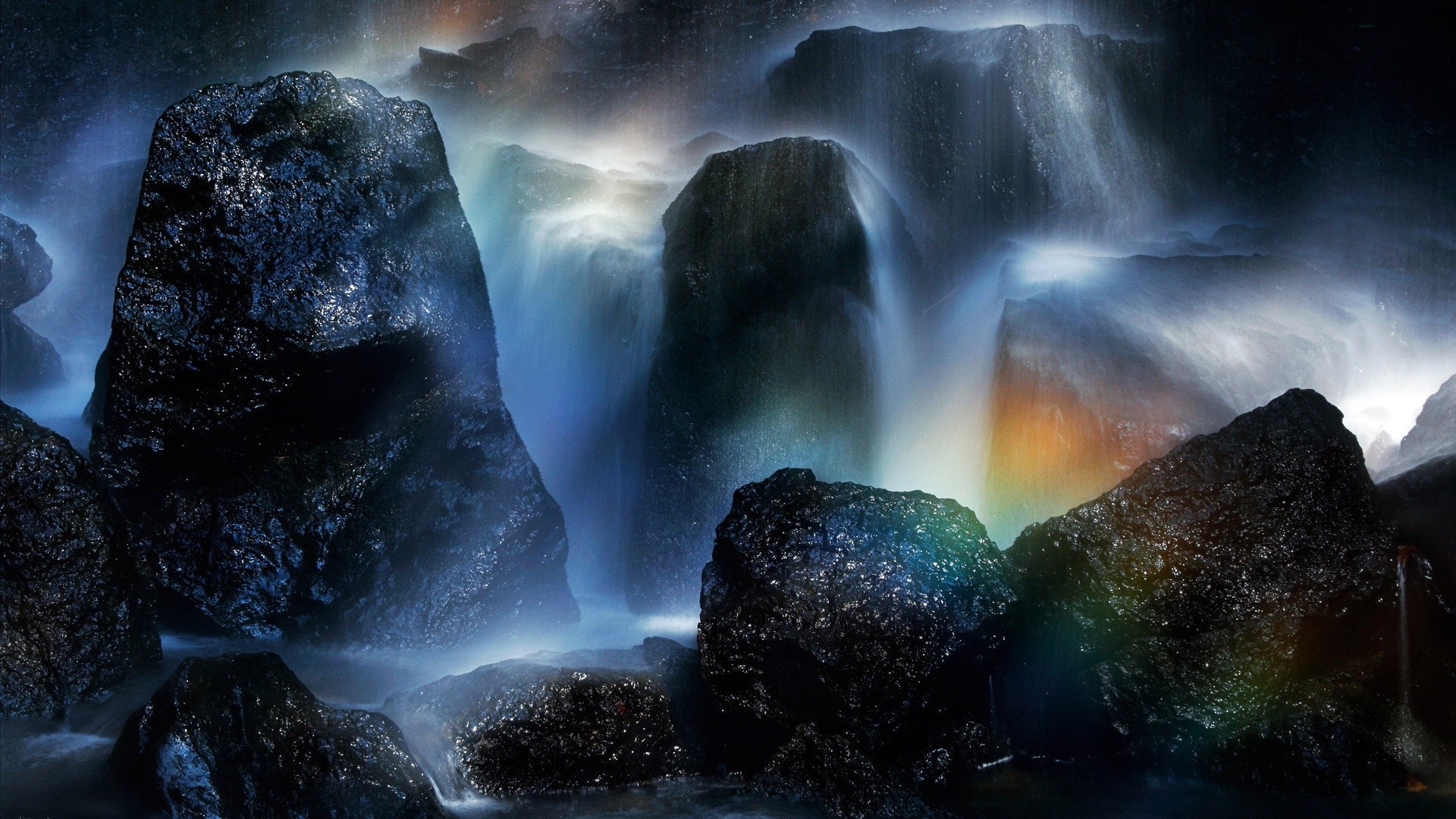 lugares famosos água cachoeira natureza rocha ao ar livre outono pôr do sol luz paisagem rio