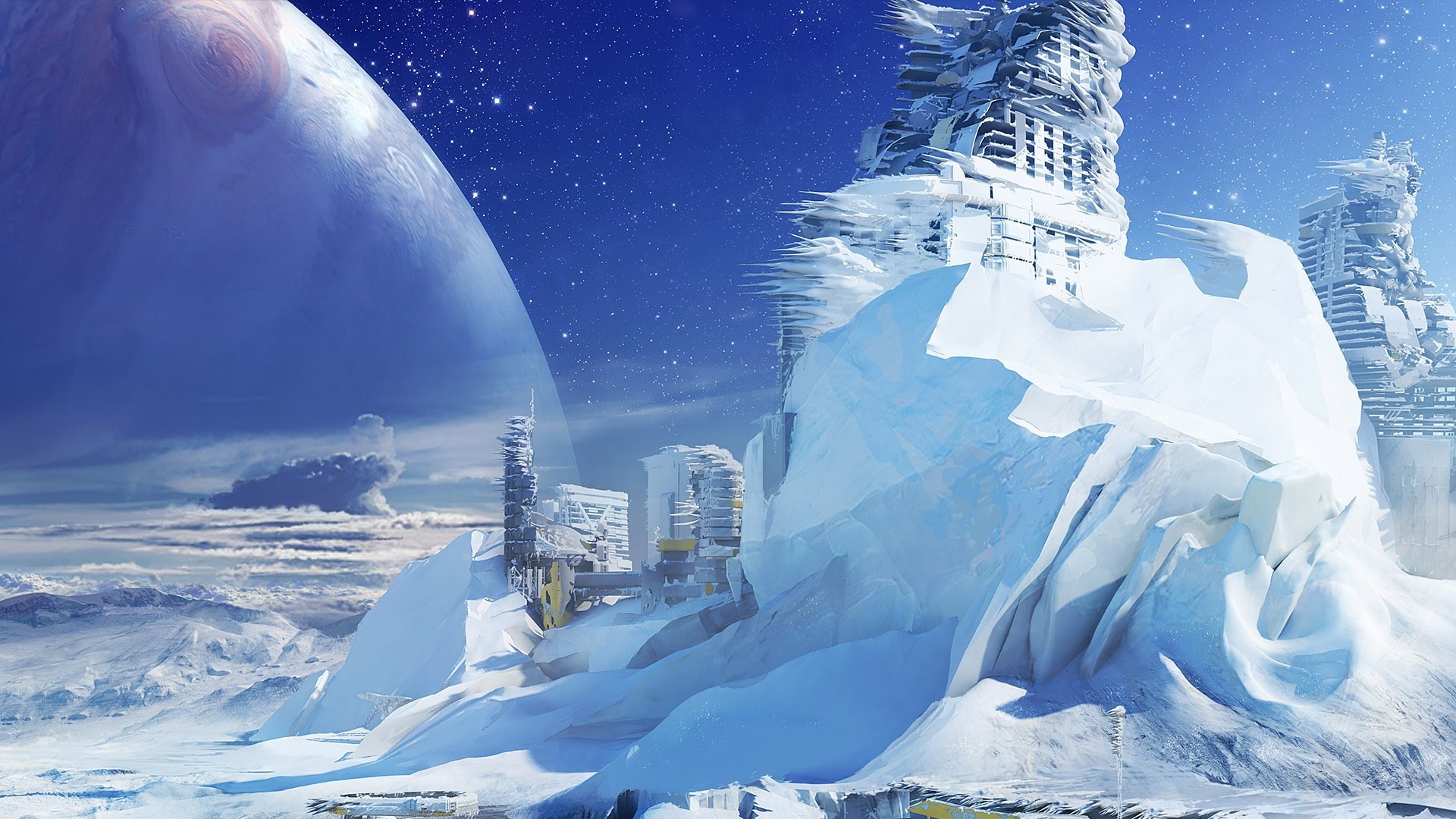 destiny snow winter ice cold exploration travel mountain frosty sky nature