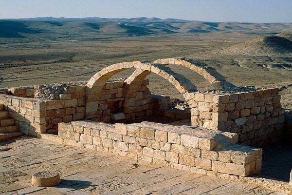 Ancient buildings in the sands