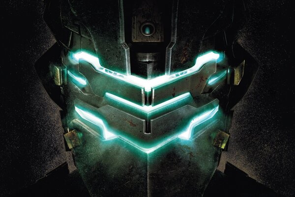 Technologisches Licht vom Dead Space Helm