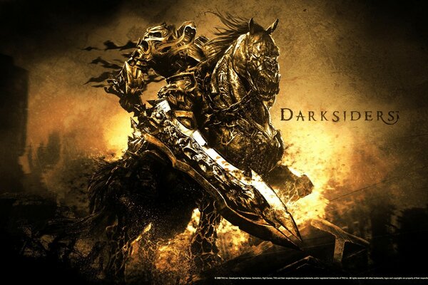 Gra Darksiders. Ogromny jeździec z mieczem