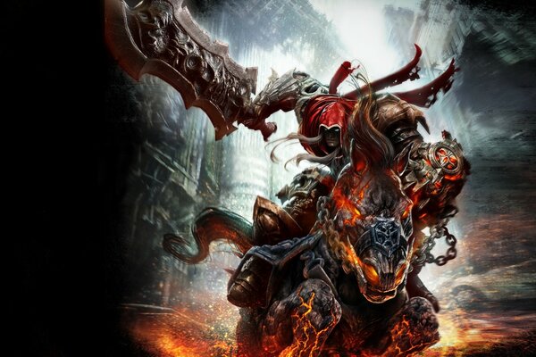 Ein Charakter aus dem ersten Teil der Darksiders-Serie