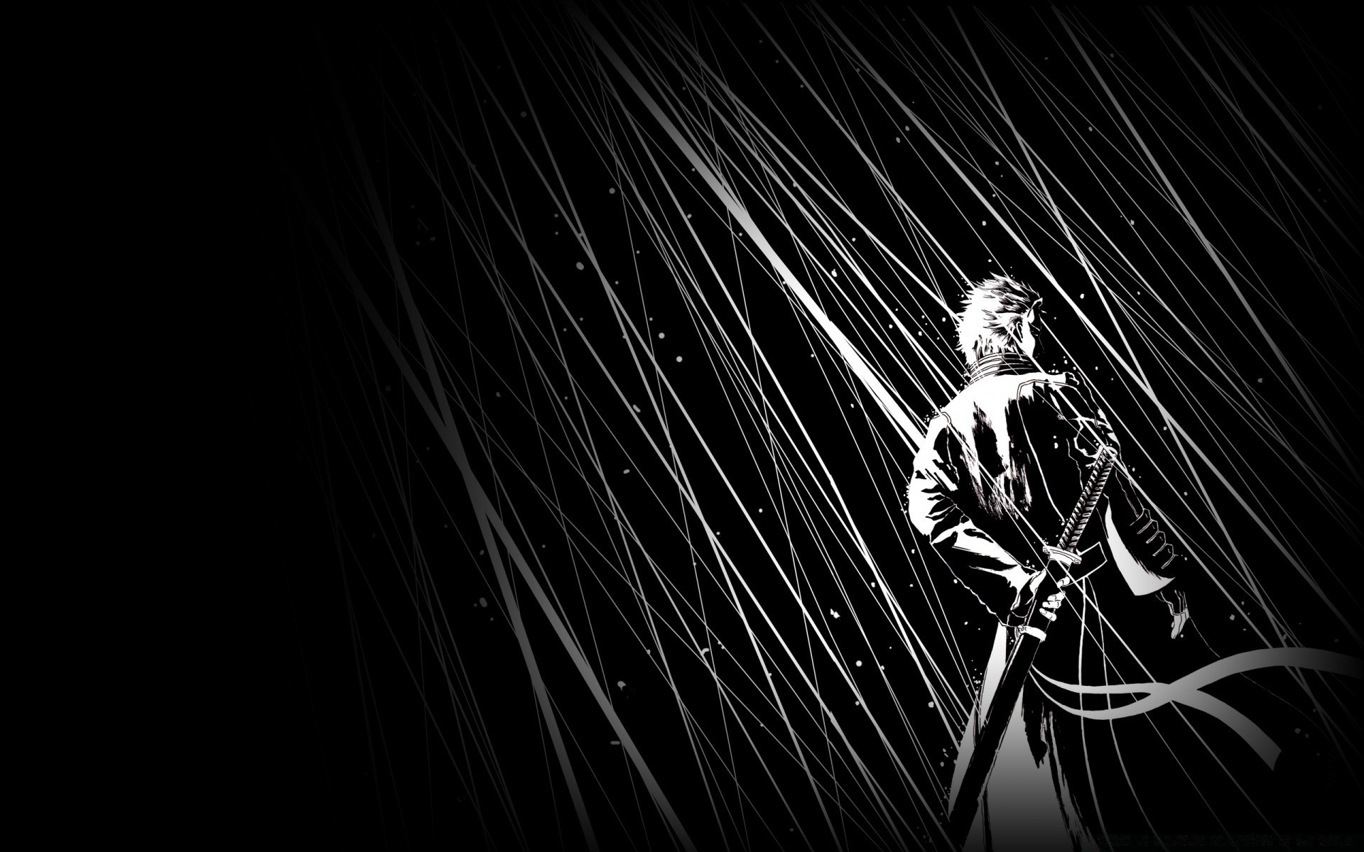 devil may cry monochrome art sombre résumé musique design lumière