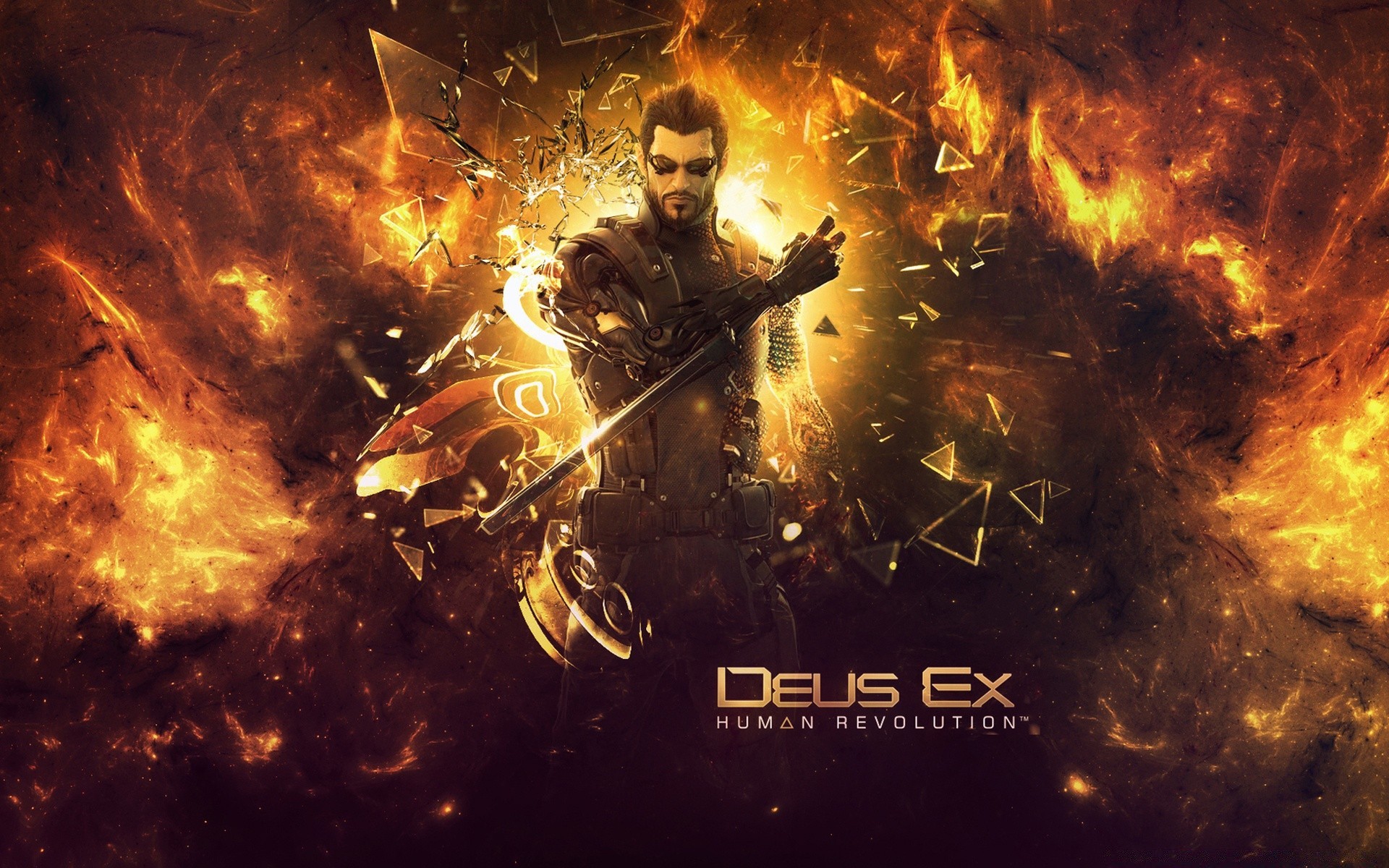 deus ex жалын түтін қауіп жылу ыстық өртенген