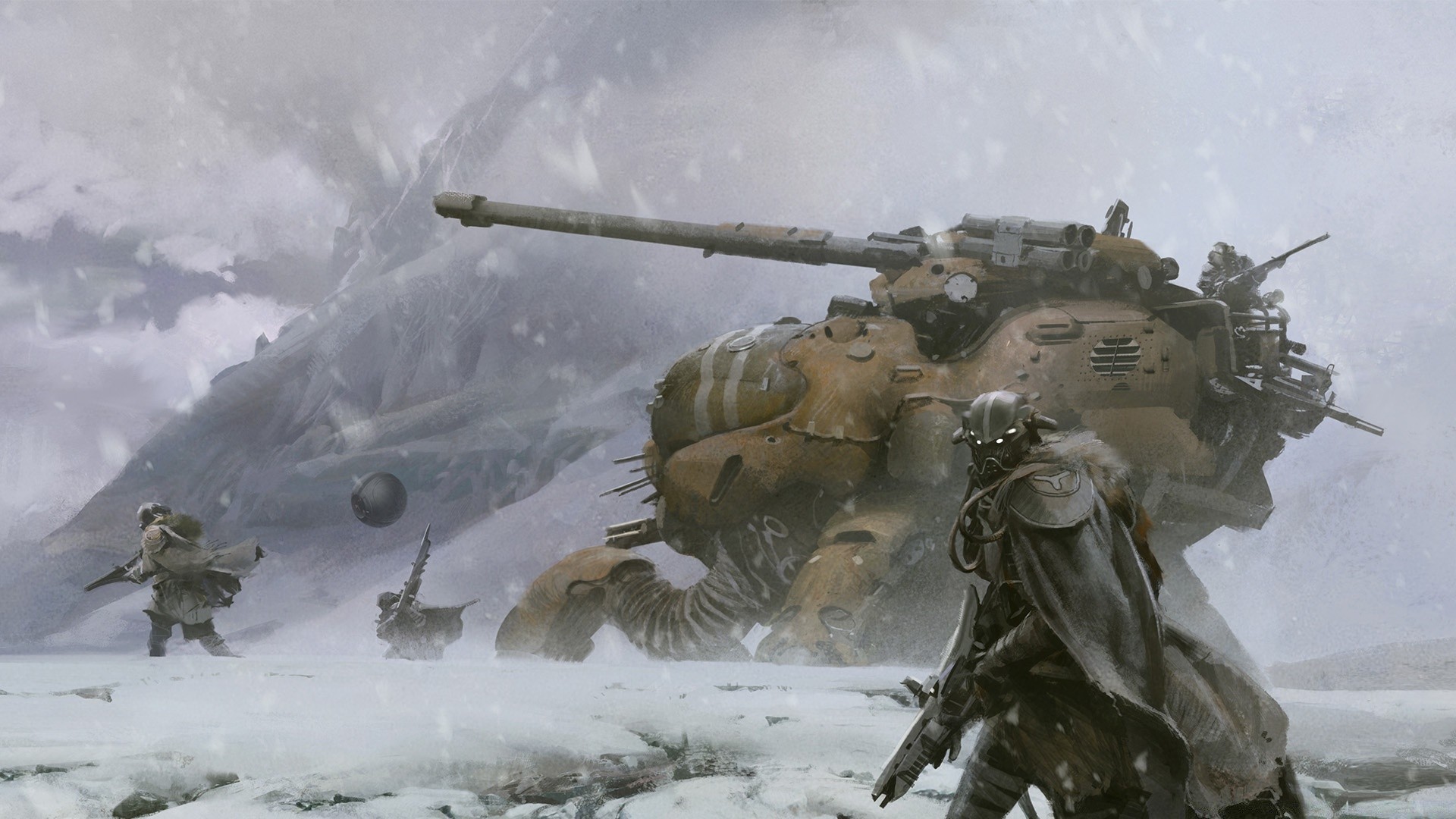 destiny war military army weapon battle winter snow soldier combat cold gun vehicle tank armor aircraft two