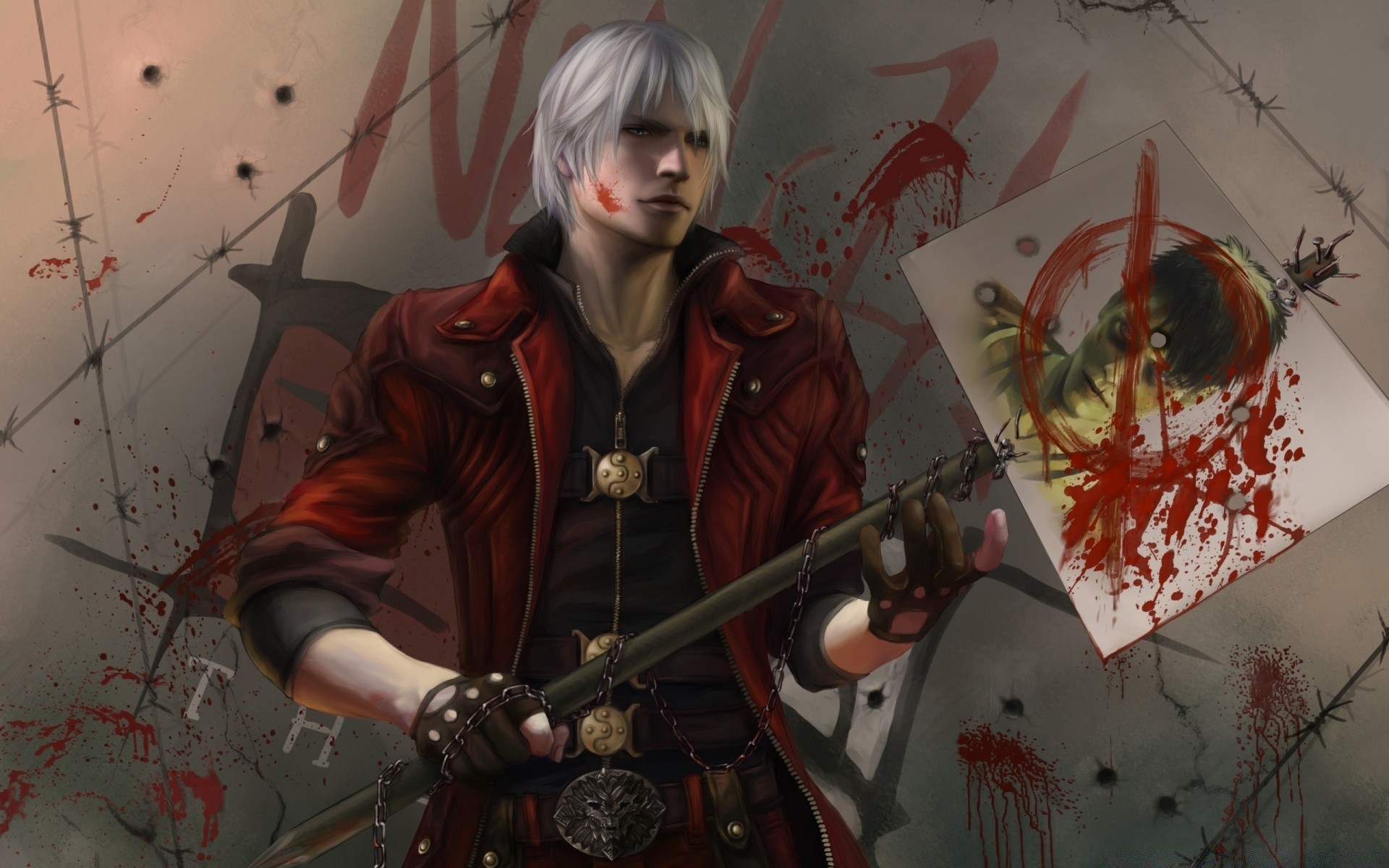 devil may cry sozinho vestir adulto pintura música festival