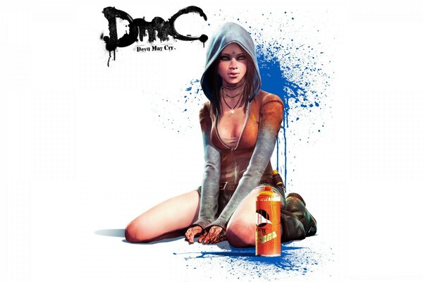 Devil may cry - girl and paint