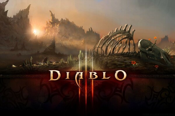 Schermata iniziale per il gioco Diablo