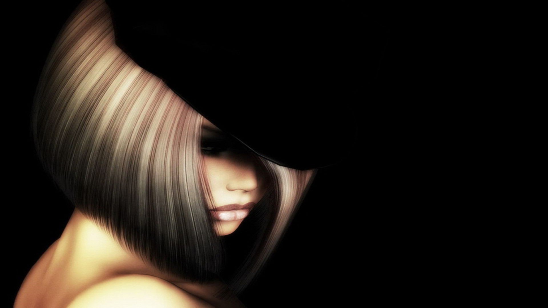 personas chica mujer retrato desnudo moda oscuro modelo sexy glamour estudio